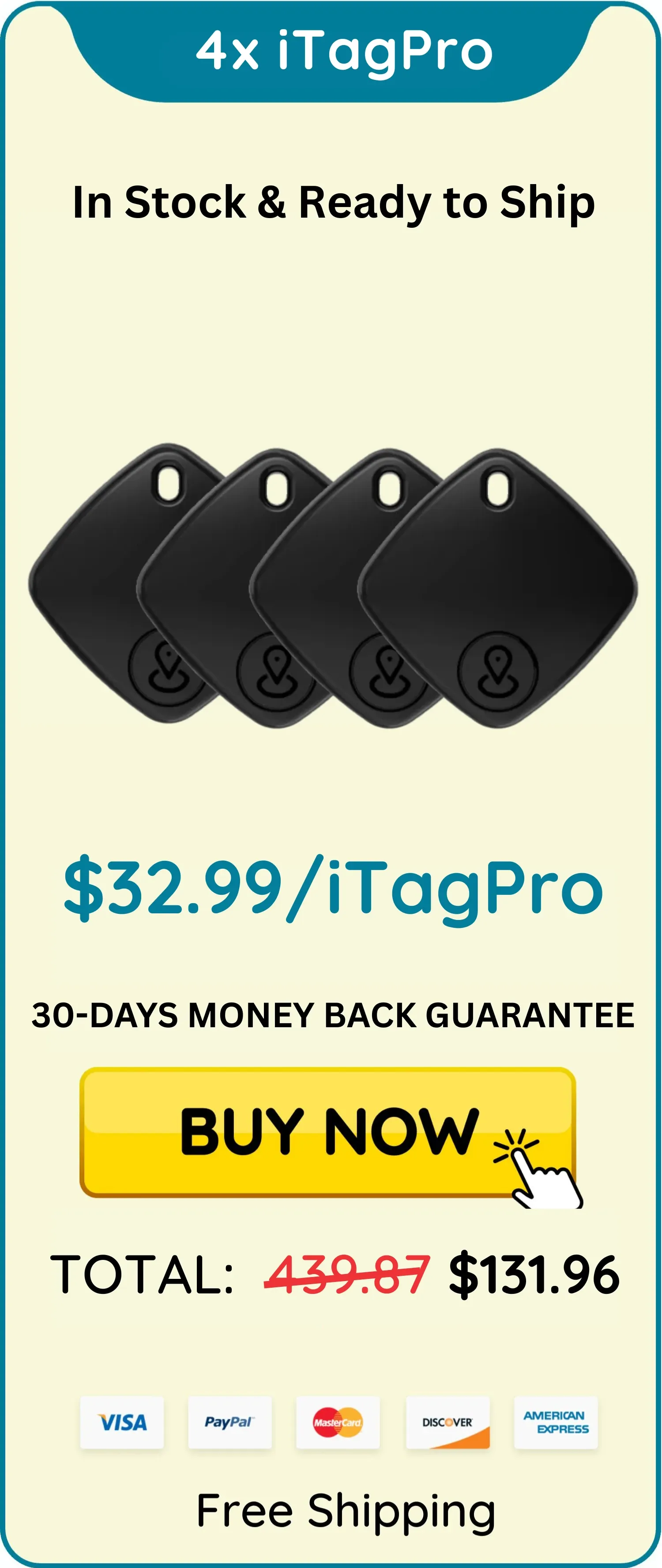 order iTagPro Tracker